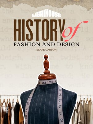 cover image of History of Fashion and Design